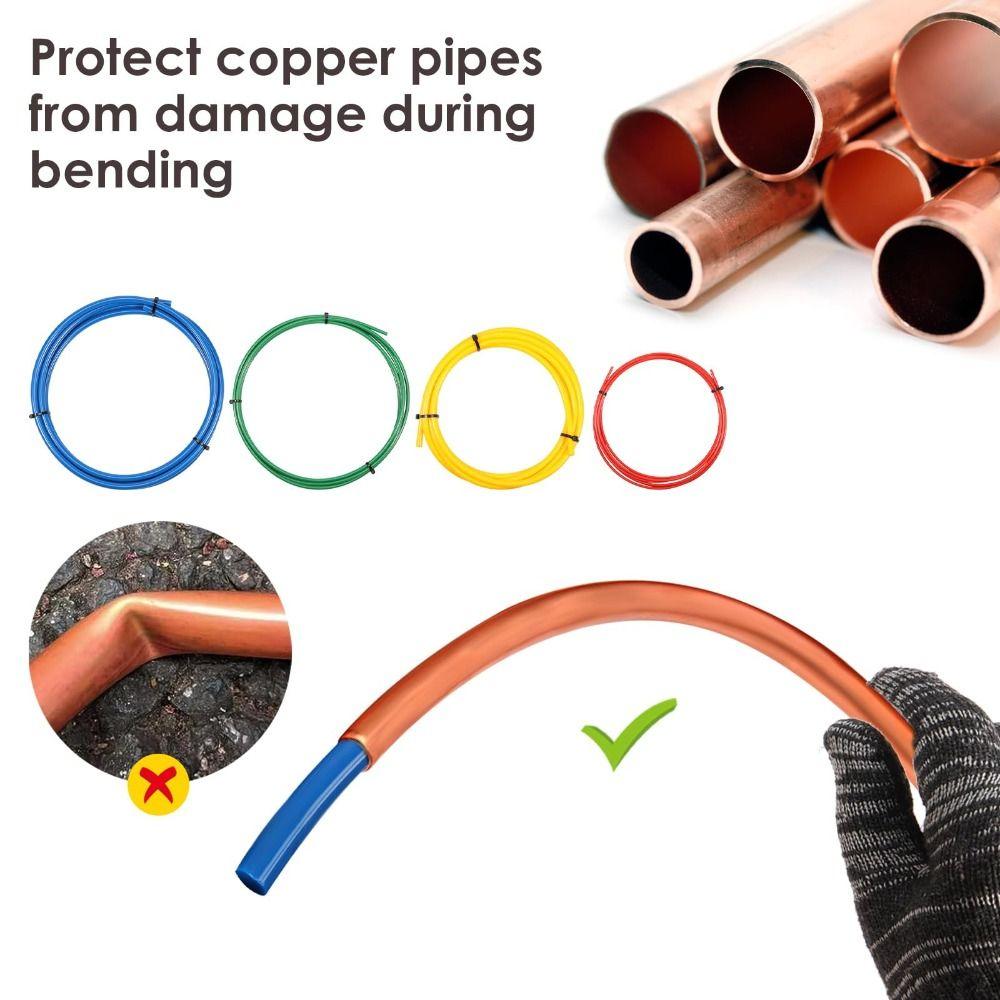 Anti-Kink AC Pipe Bender Kit Flexible Copper Tube Bender  HVAC Installation
