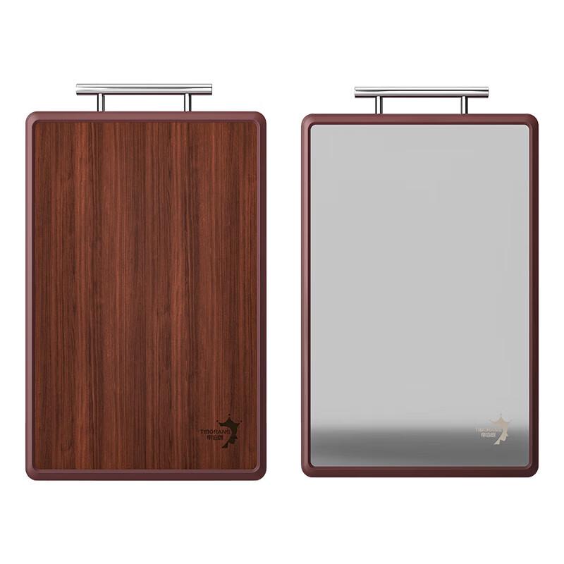 

Dibolang Wenge Wood & Stainless Steel Double-Sided Cutting Board