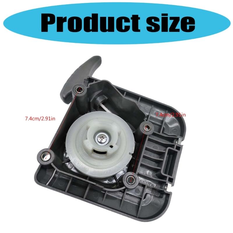Quick Installation Recoil Starter Assembly For S35 Model Mower Garden Equipment Lightweight Plastic Construction