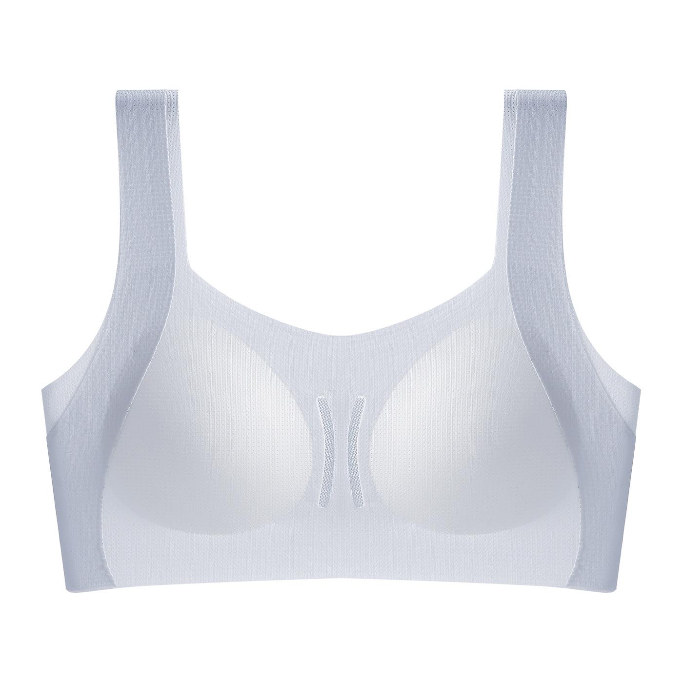 

Junior and senior high school students have few bras, no steel ring, thin breathable small vest, sports bra is bacteriostatic during development 3xl [recommended weight 67.5-75kg] білий