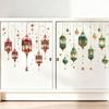 Ramadan Kareem Wall Stickers Colorful Lantern Moon Star Window Decal Ramadan Decoration 2026 Eid Mubarak Muslim Party Decor