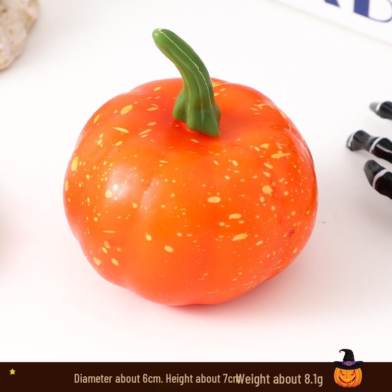Halloween Foam Pumpkin Ornament for Kids' Activity and Photo Props