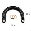 2 X U Shape Purse Handles Bag Women Handbag Straps Replacement for DIY Tote