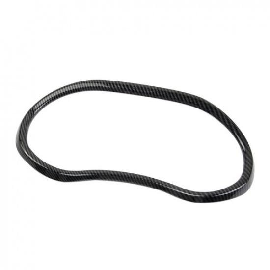 Carbon Fiber style inner Dashboard Frame Trim Cover for Dodge Durango -2024