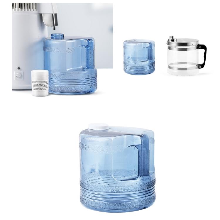 1 Gallon Countertop Water Distiller Container Lightweight and Leak Proof Collector Bottle with Comfortable Handle