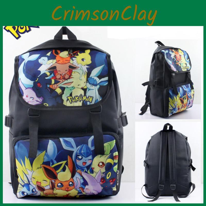 Pokmon Children Pikachu School Backpack Oxford Fabric Elementary Bag Students