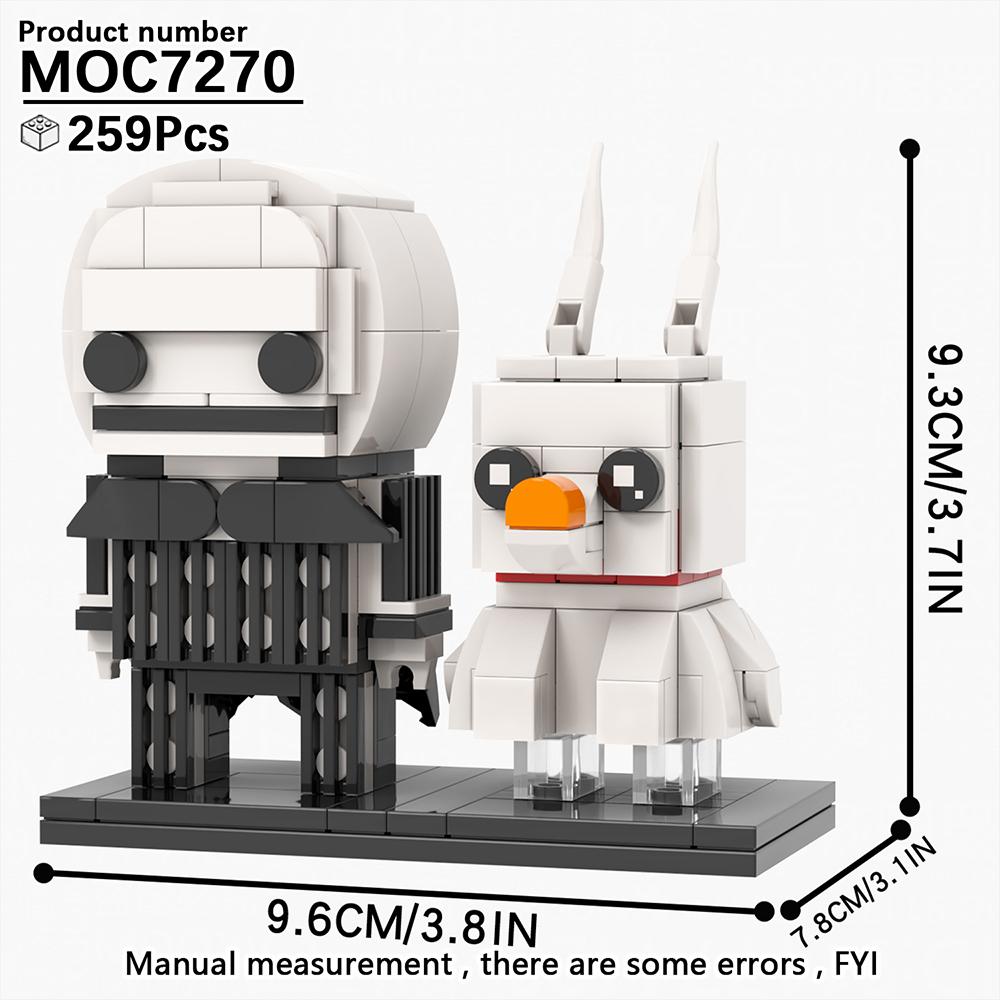 MOOXI Bricks Set Adult Toys For Children Building Blocks Model Kit For Adults MOC Block Assembling Horror Movies BrickHeadz Gift