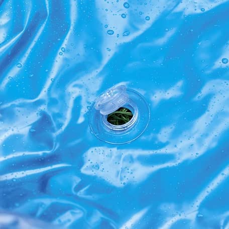 JILONG Giant Rectangle Pool 200cm (200x150x50cm) (Inflatable Size) with Large Air Stopper and Drain Plug, JL-687942 BL