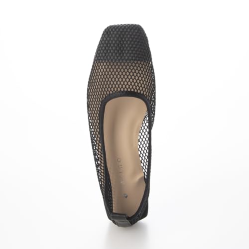 Carino CATT42088 Women's Ballet Flats, Black, Size 23.0 cm