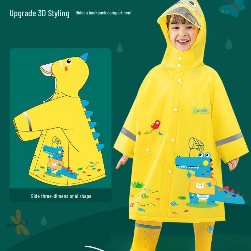2025 Kids Raincoat: Waterproof Poncho for Boys & Girls In Preschool