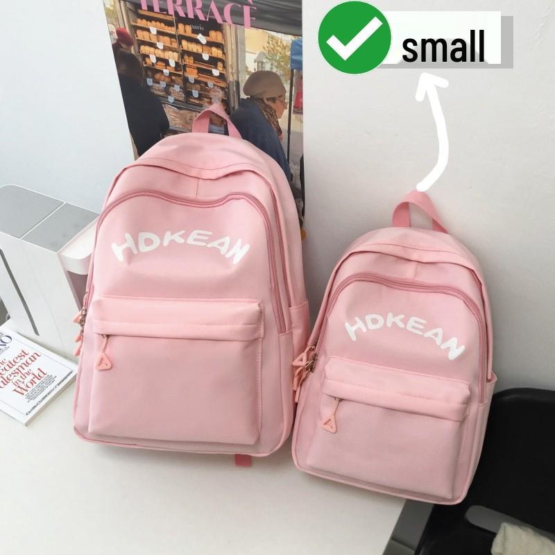 Japanese Minimalist Style Cute Girl Backpack: Available In Large and Small Sizes for Middle/High School Students and Women's Travel.