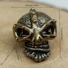 Warrior Skull Brass Knife Bead DIY Woven Bracelet Lanyard Keychain Pendant Accessories Hangings Charms