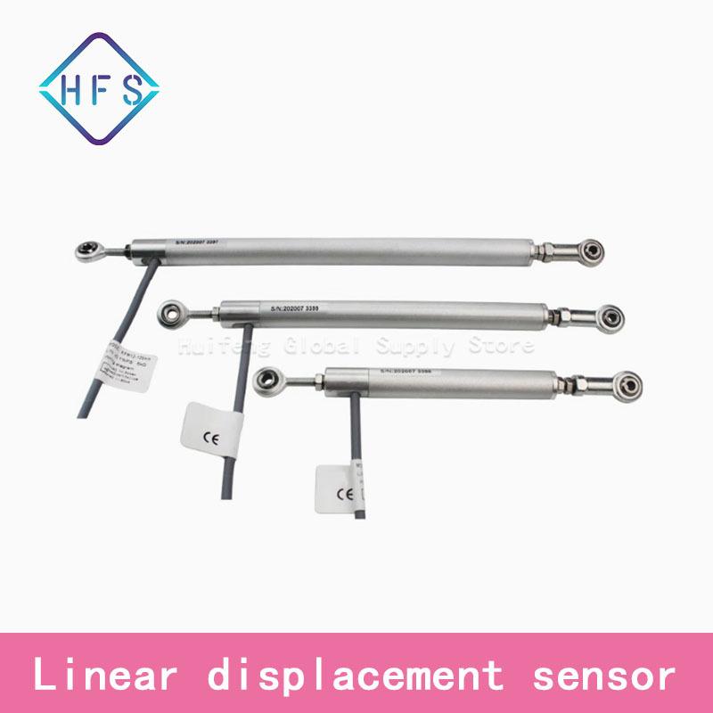 

KPM12J 15-300mm Linear Potentiometer Displacement Transducer Resistance gauge Travel Sensor With Two Sides Ball Joint 1PCS