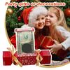 4Pcs Christmas Surprise Money Pull Pouch DIY Cash Pull Out Box with Ribbons Holiday Money Holder for Cash Gift Pull