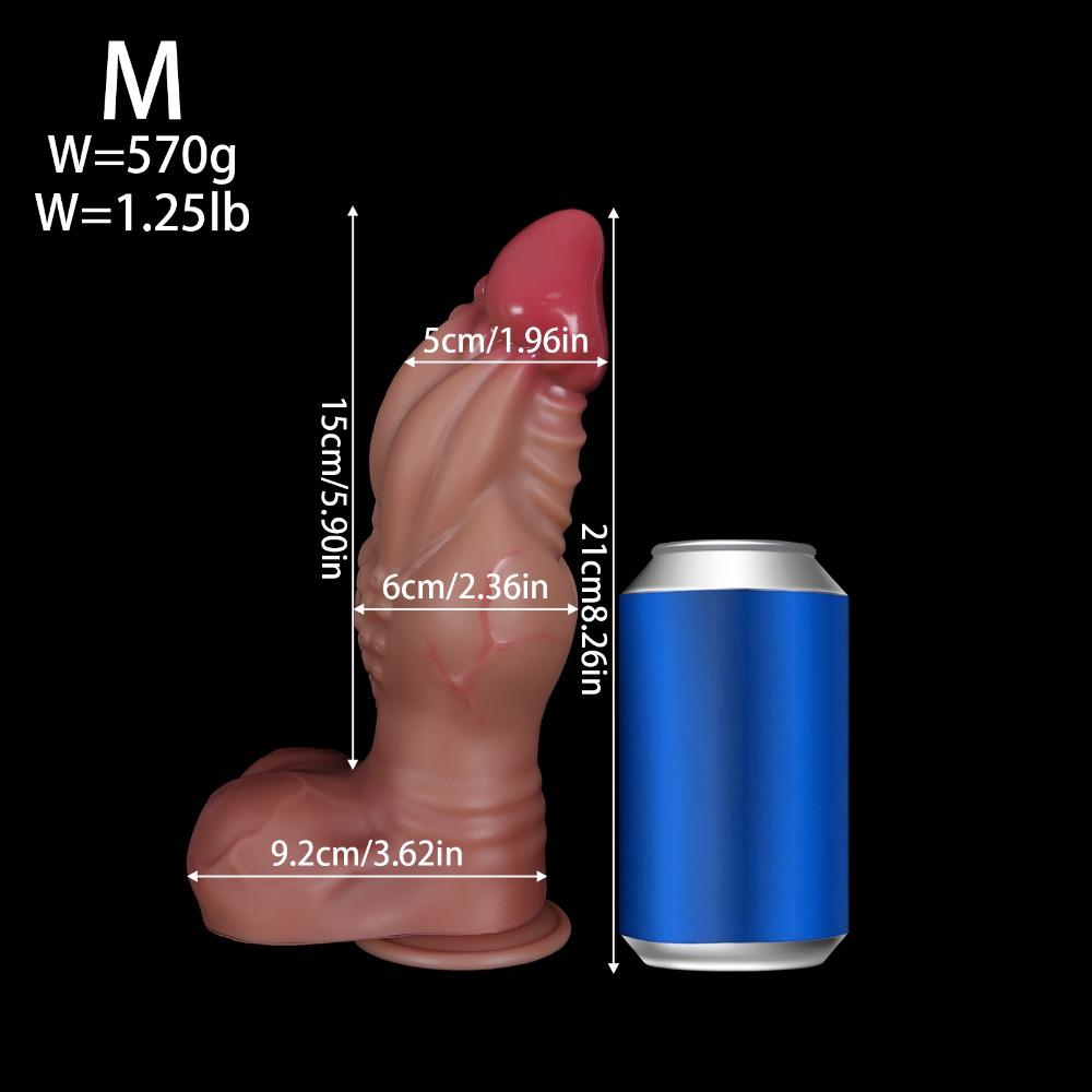 Oversized Realistic Silicone Dildo Anal Plug Adult Toy for Female Pleasure