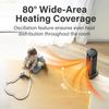 24' Portable Space Heater, Fast Heating with Remote, 4 Modes, Oscillation, Overheat & Tip-Over Protection