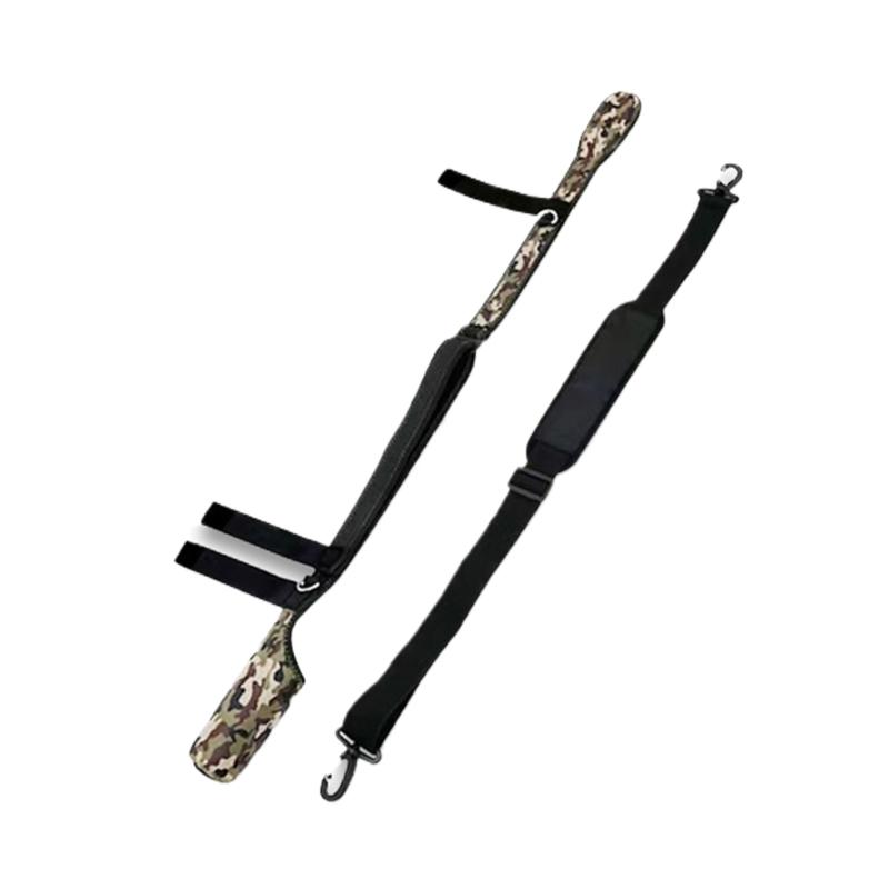 

Fishing Sleeves Belt Rod Protector Adjustable Rod Cover Protector Fishing Rod Socks Carrying Strap Easy to Carry Super short style камуфляж зеленый