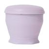 Silicone Folding Water Cup with Lanyard 180ML Reusable Portable Drinking Mug Wide-Mouth