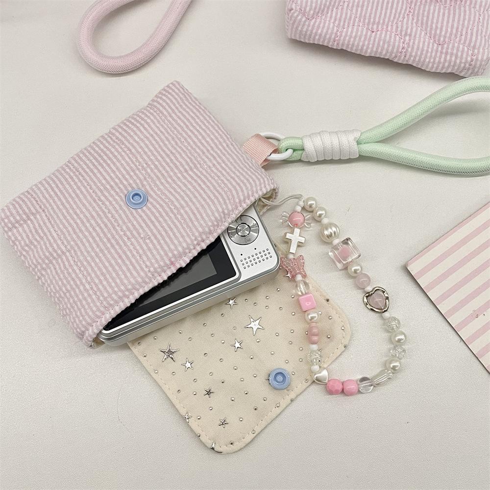 New Cute Star Print Storage Bag, Ins Style Multi-purpose Cosmetic Pouch, Travel Toiletry Bag for Daily Use