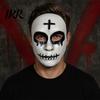 Klare Sicht Halloween Gesichtsmaske Gruselig für Erwachsene, Horror Realistisch Cosplay Party Sichtfeld Zubehör, Unheimlich Vollmaske Kostüm,