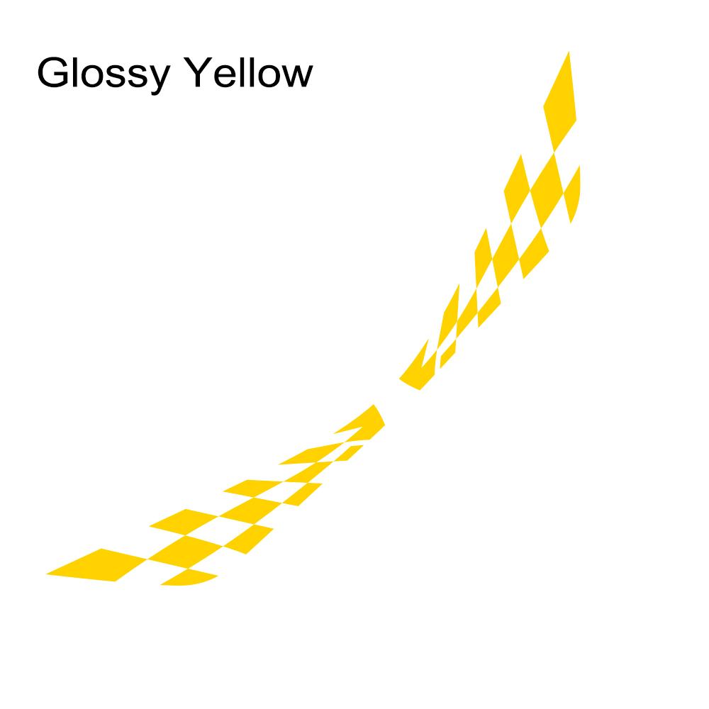 2 szt. Krata boczna drzwi samochodu naklejki foliowe winylowe dla Mercedes Benz Smart Fortwo W453 W451 wyścigi zawieszenie naklejka dekoracyjna