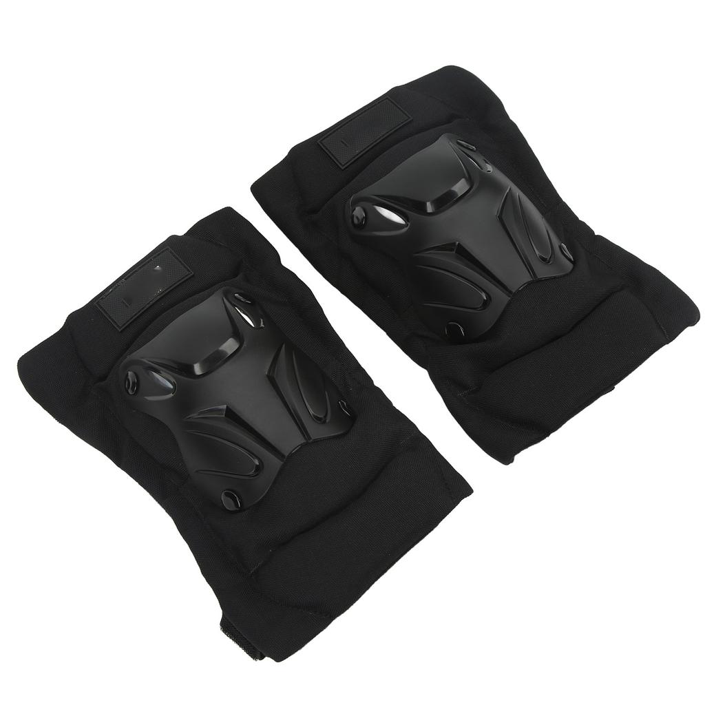 2pcs Knee Pads Guard Short Reflective Thickened PP Flexible Bendable Breathable Rubber Motorcycle Knee Guard for Outdoor