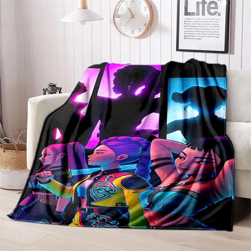 Kpop Demon Hunters Rumi Blanket Suitable All Seasons Soft Comfortable Sofa Office Home Blanket Holiday Birthday Gift Blanket Suitable For All Seasons 