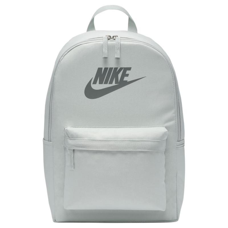 Nike Heritage Polyester Backpack Regular Unisex Light Silver & Smoke Gray Casual DC4244-034