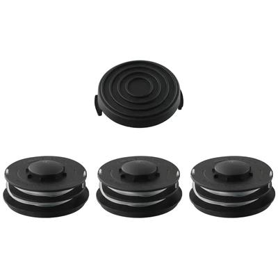 4 st/set Trimhuvud För Einhell GC-ET 4530 3405685 Gräsklippare Trådrullar Kåpa Trimhuvud Kit Trädgårdsredskap Tillbehör