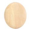 Round Wood Dish Multifunctional Fruit Serving Plate Handmade Decorative Tray for Dessert Coffee