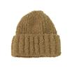 Korean Version of Women's Wool Hat Fashionable and Versatile  Big Head  Ear Protection  Cold Cold Hat  Solid Color Simple Hat