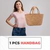Casual Straw Bag Natural Wicker Tote Bags Women Braided Handbag