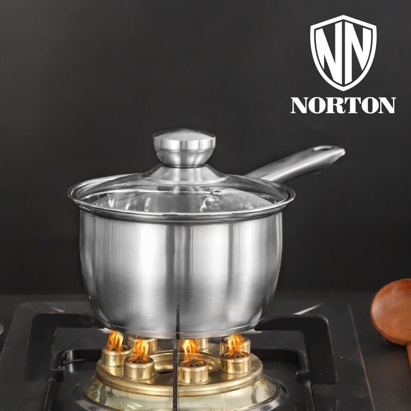 NORTON Home Joy 304 Stainless Steel Single Handle Milk Pot