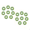 16 Pack of Frictionless Abec 9 Skateboard Roller Skate Bearings Green