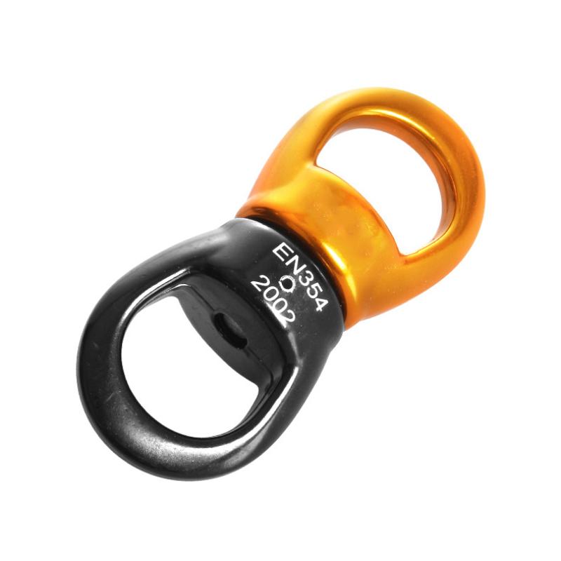 1PCS Swing Swivel 30kN Safety Rotational Device Swing Spinner Carabiner Swivel Climbing Rope Swivels for Swing Setting