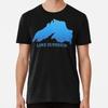 Lake Superior Great Lakes Outline Size S To 5XL Made In the USA T-Shirt