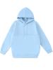 Kapuzenpullover für Damen mit großer Tasche Baumwollähnlicher Stoff Winter Lässiger Stil