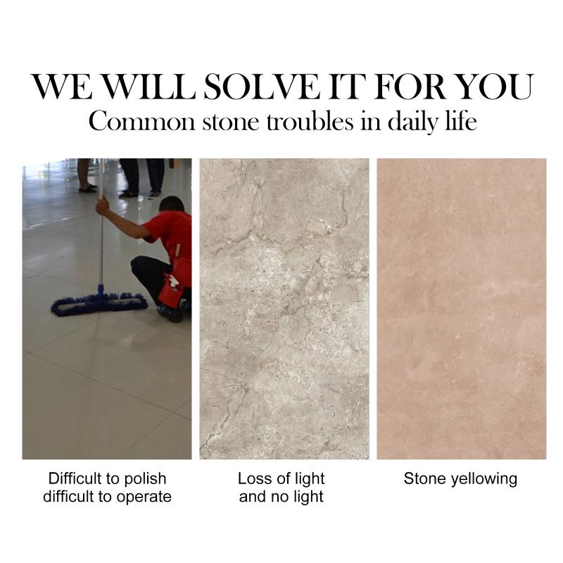 Marble Polishing Powder for Quartz Kitchen Tile Floor High Efficiency Oil Stain Remover for Stone Cleaning
