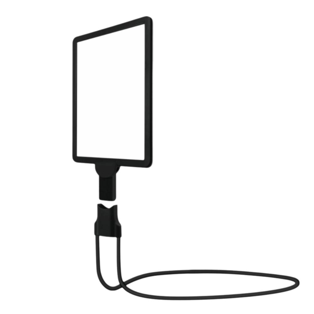 

Large Mirror Hands Free Magnifying Glass with 50LED Lights Neck Wear Magnifier Craft чорний