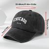 Trendy and Versatile Letter Print Men's Baseball Cap, Breathable, Sweat-absorbent, Quick-drying, Adjustable Casual Sports Sun Hat