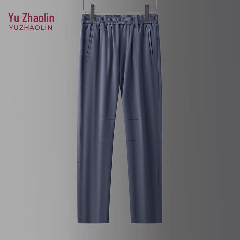 YUZHAOLIN Men s Summer Casual Straight-Leg Pants L