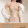 Women's Seamless Cross Compression Body Shaper Vest - Breathable, High-Elastic, Fixed Cup