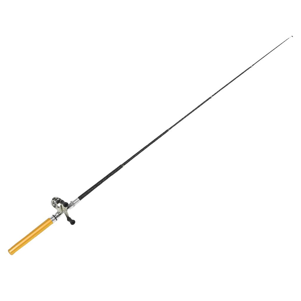 Fishing Rod Reel Combo Pen Portable Telescopic Lightweight Fib glass Fishing Rod Pen for Riv Lake