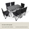 Outdoor Extendable Folding Camping Table Set