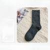 Female Spring and Summer Point Wooden Ear Edge Comfortable Month Son Tube Pile Socks