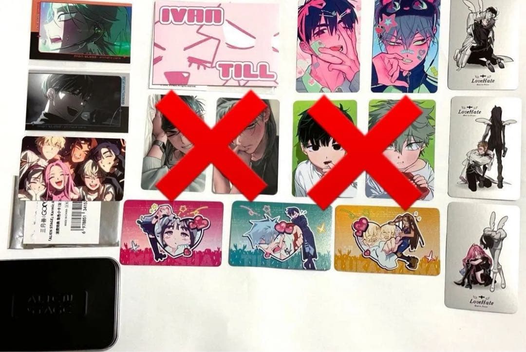 

[USED] A-Stage Alien Stage Trading Cards AGF Cafe Bonus Item