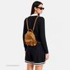 [Pre-Owned] Classic Allover Logo Studded Three-In-One Coated Canvas Shoulder Crossbody Backpack - Good #5MJAAC
