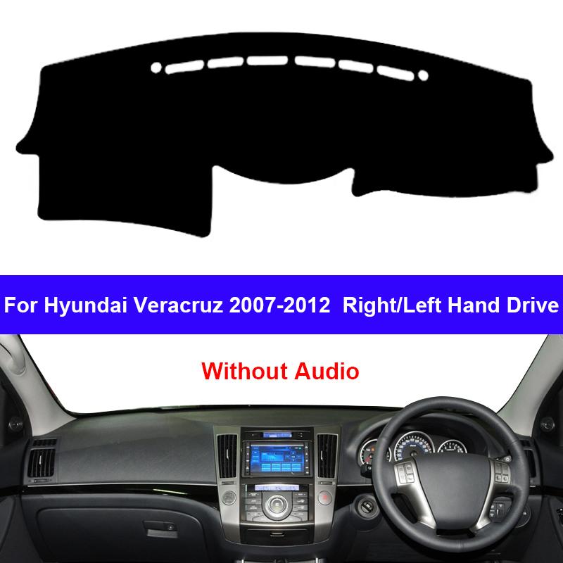 Car Dashboard Cover DashMat Carpet Cape For Hyundai Veracruz 2007 2008 2009 2010 2011 2012 Without Audio Protector Cushion