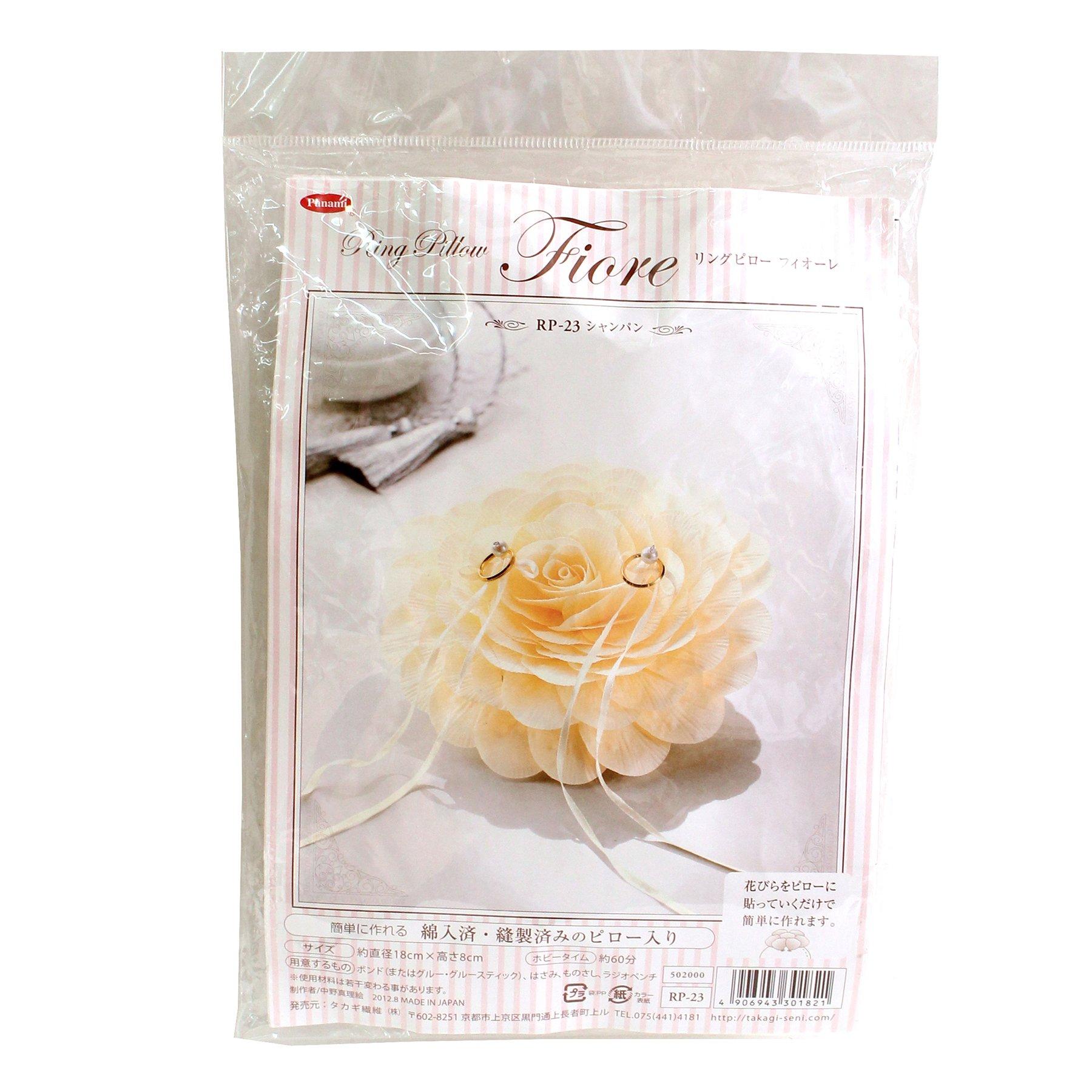 

Панами Набор для рукоделия Свадебный Fiore Лепесток Кольцо Подушка Шампань RP-23