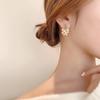 Koreanische neue Temperament Ohrstecker Nadelohrringe Damenmode elegante Ohrringe Insear Schmuck Damen